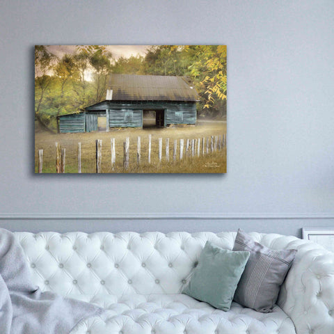 Image of 'Old Teal Shed' by Lori Deiter, Canvas Wall Art,60 x 40