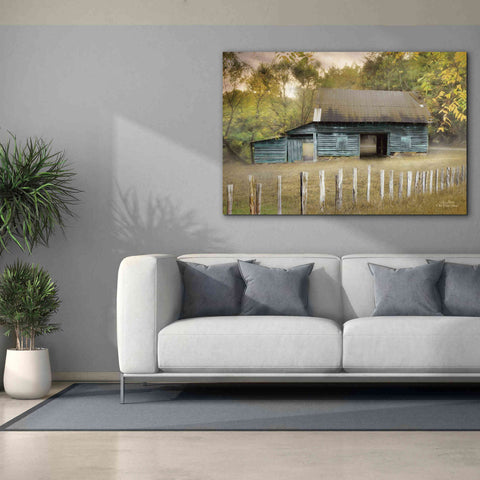 Image of 'Old Teal Shed' by Lori Deiter, Canvas Wall Art,60 x 40