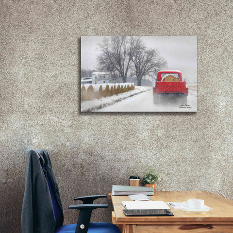 Image of 'Haulin' Hay' by Lori Deiter, Canvas Wall Art,40 x 26
