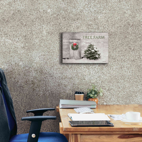 Image of 'Tree Farm' by Lori Deiter, Canvas Wall Art,18 x 12