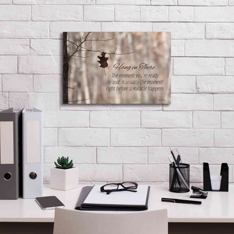 Image of 'Hang in There' by Lori Deiter, Canvas Wall Art,18 x 12