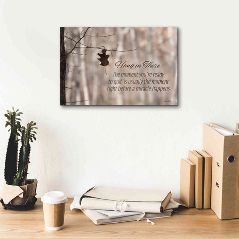 Image of 'Hang in There' by Lori Deiter, Canvas Wall Art,18 x 12