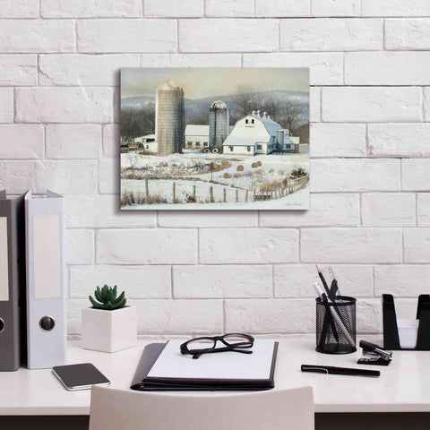 Image of 'The Lake Farm' by Lori Deiter, Canvas Wall Art,16 x 12