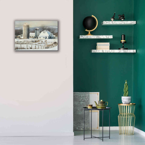 Image of 'The Lake Farm' by Lori Deiter, Canvas Wall Art,26 x 18