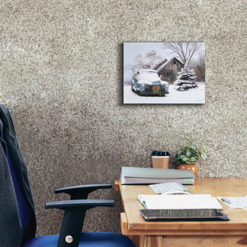 Image of 'Christmas on the Farm' by Lori Deiter, Canvas Wall Art,16 x 12