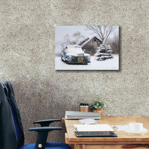 Image of 'Christmas on the Farm' by Lori Deiter, Canvas Wall Art,26 x 18