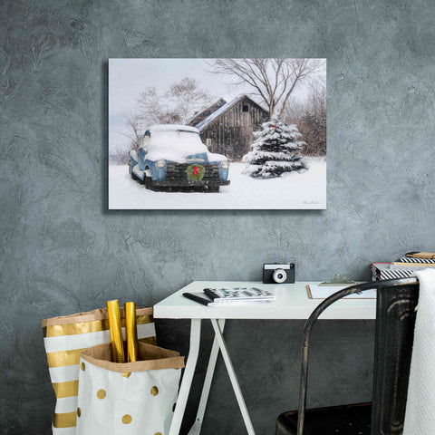 Image of 'Christmas on the Farm' by Lori Deiter, Canvas Wall Art,26 x 18