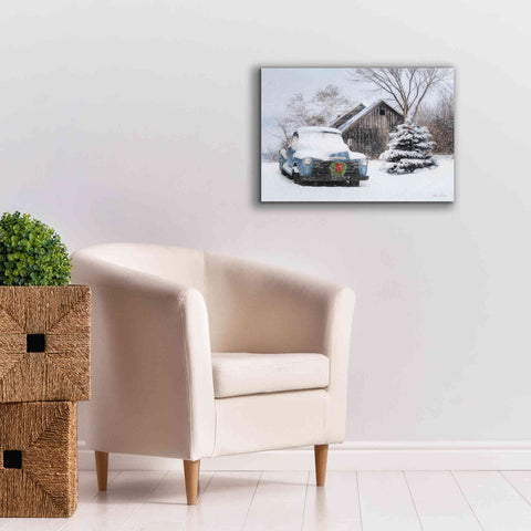 Image of 'Christmas on the Farm' by Lori Deiter, Canvas Wall Art,26 x 18