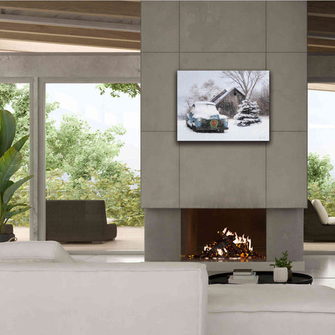 Image of 'Christmas on the Farm' by Lori Deiter, Canvas Wall Art,34 x 26