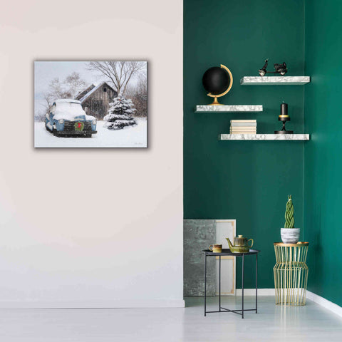 Image of 'Christmas on the Farm' by Lori Deiter, Canvas Wall Art,34 x 26