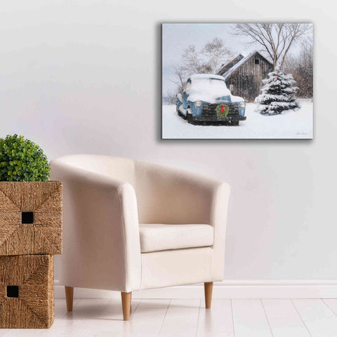 Image of 'Christmas on the Farm' by Lori Deiter, Canvas Wall Art,34 x 26