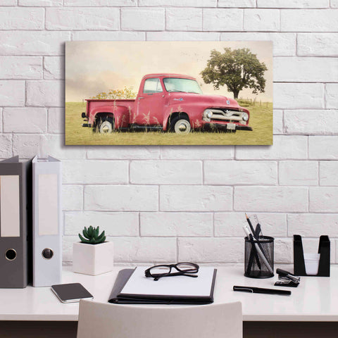 Image of 'Country Parking Spot' by Lori Deiter, Canvas Wall Art,24 x 12
