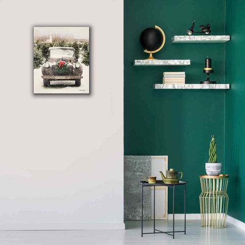 Image of 'Winter at the Tree Farm' by Lori Deiter, Canvas Wall Art,20 x 24