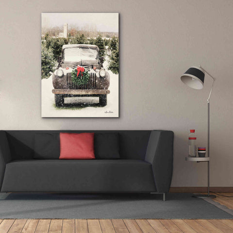 Image of 'Winter at the Tree Farm' by Lori Deiter, Canvas Wall Art,40 x 54