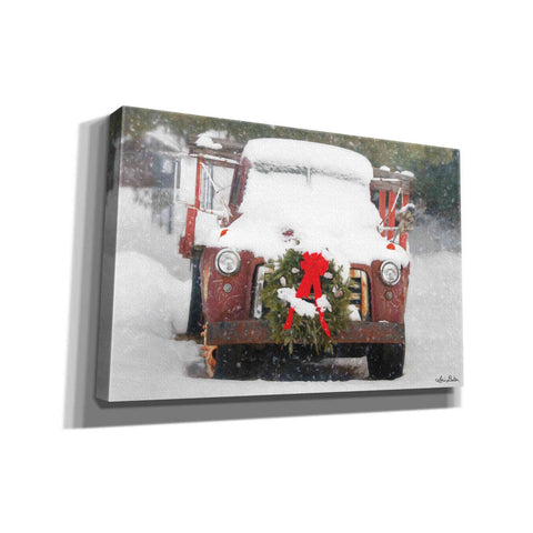 Image of 'Christmas Farm Truck' by Lori Deiter, Canvas Wall Art