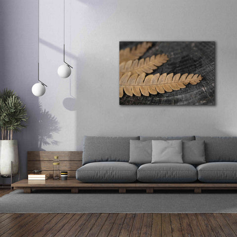 Image of 'Gold on Black V' by Lori Deiter, Canvas Wall Art,60 x 40
