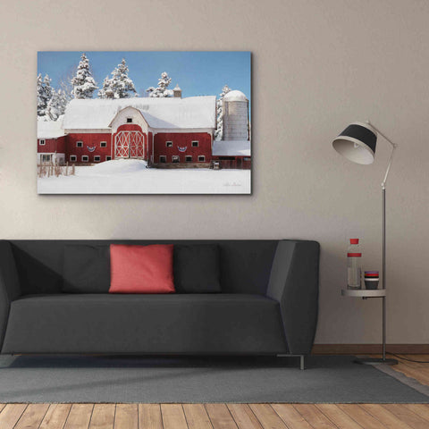 Image of 'Red, White and Cold' by Lori Deiter, Canvas Wall Art,60 x 40