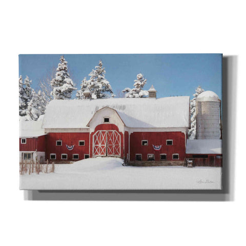 Image of 'Red, White and Cold' by Lori Deiter, Canvas Wall Art