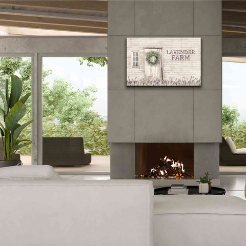 Image of 'Lavender Farm' by Lori Deiter, Canvas Wall Art,40 x 26