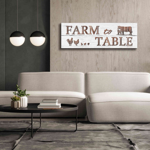 Image of 'Farm to Table' by Lori Deiter, Canvas Wall Art,60 x 20