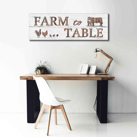 Image of 'Farm to Table' by Lori Deiter, Canvas Wall Art,60 x 20