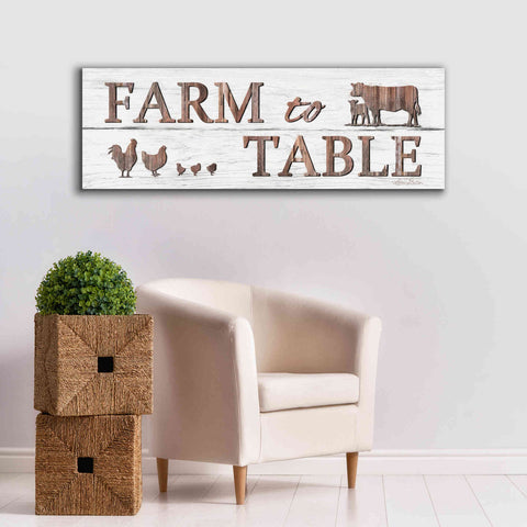 Image of 'Farm to Table' by Lori Deiter, Canvas Wall Art,60 x 20