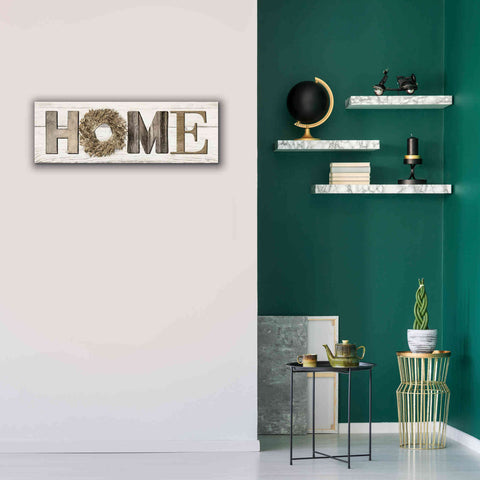 Image of 'Home in Beige' by Lori Deiter, Canvas Wall Art,36 x 12