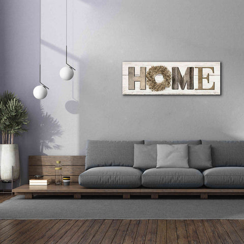 Image of 'Home in Beige' by Lori Deiter, Canvas Wall Art,60 x 20