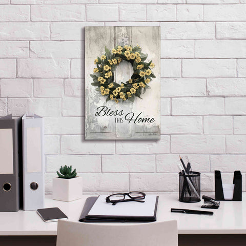 Image of 'Bless This Home' by Lori Deiter, Canvas Wall Art,12 x 18