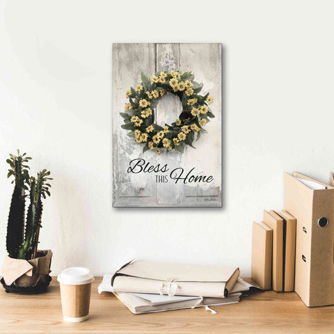 Image of 'Bless This Home' by Lori Deiter, Canvas Wall Art,12 x 18