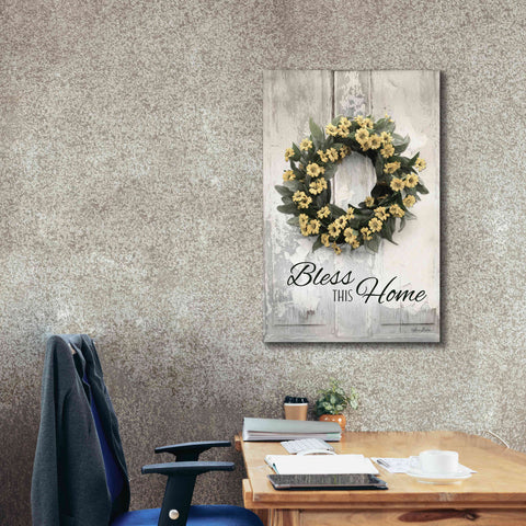 Image of 'Bless This Home' by Lori Deiter, Canvas Wall Art,26 x 40