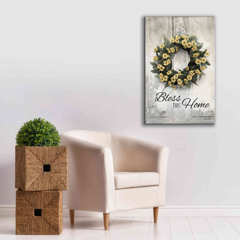 Image of 'Bless This Home' by Lori Deiter, Canvas Wall Art,26 x 40