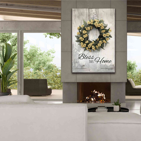 Image of 'Bless This Home' by Lori Deiter, Canvas Wall Art,40 x 60