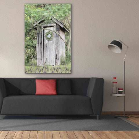 Image of 'Lavender Outhouse' by Lori Deiter, Canvas Wall Art,40 x 60