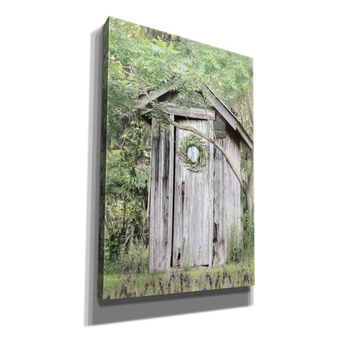 Image of 'Lavender Outhouse' by Lori Deiter, Canvas Wall Art