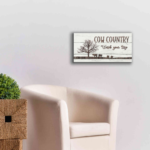 Image of 'Cow Country' by Lori Deiter, Canvas Wall Art,24 x 12
