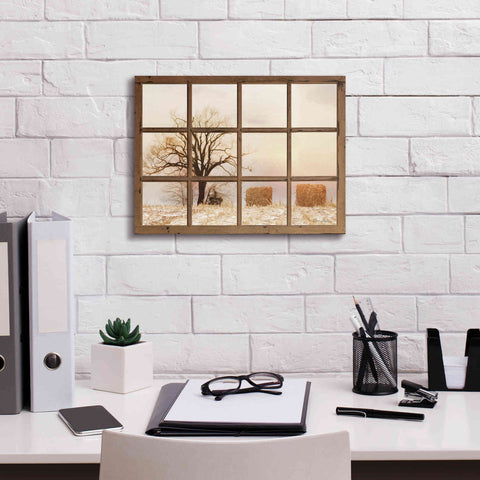 Image of 'View of Winter Fields' by Lori Deiter, Canvas Wall Art,16 x 12