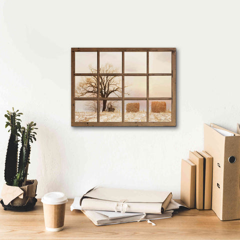 Image of 'View of Winter Fields' by Lori Deiter, Canvas Wall Art,16 x 12