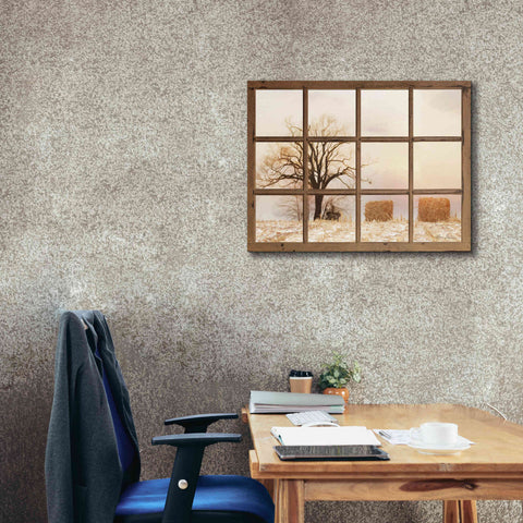 Image of 'View of Winter Fields' by Lori Deiter, Canvas Wall Art,34 x 26