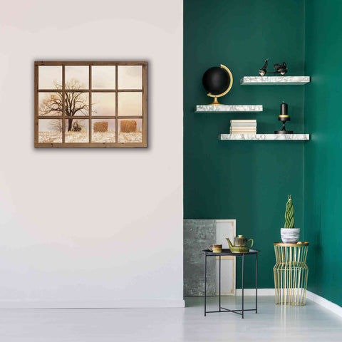 Image of 'View of Winter Fields' by Lori Deiter, Canvas Wall Art,34 x 26