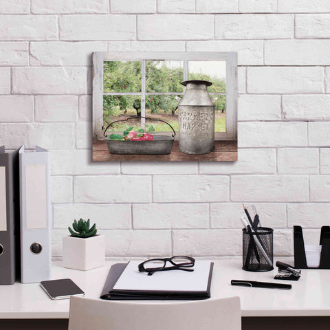 Image of 'Apple Orchard' by Lori Deiter, Canvas Wall Art,16 x 12