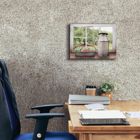 Image of 'Apple Orchard' by Lori Deiter, Canvas Wall Art,16 x 12