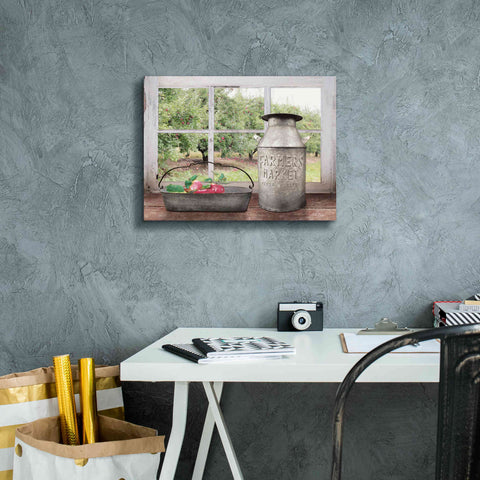 Image of 'Apple Orchard' by Lori Deiter, Canvas Wall Art,16 x 12