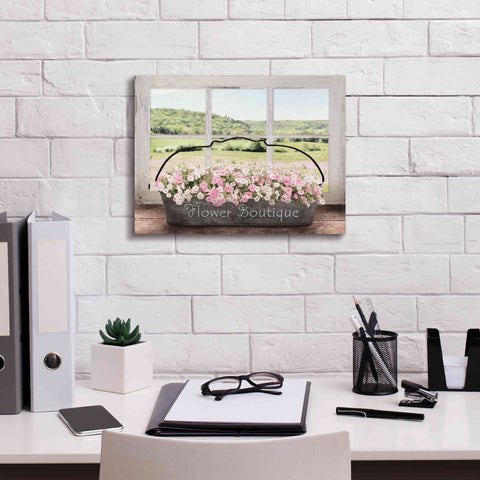 Image of 'Flower Boutique' by Lori Deiter, Canvas Wall Art,16 x 12