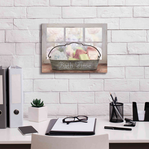 Image of 'Bath Time' by Lori Deiter, Canvas Wall Art,16 x 12