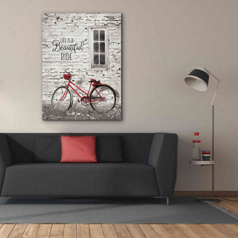Image of 'Life is a Beautiful Ride' by Lori Deiter, Canvas Wall Art,40 x 54