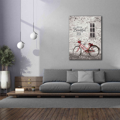 Image of 'Life is a Beautiful Ride' by Lori Deiter, Canvas Wall Art,40 x 54