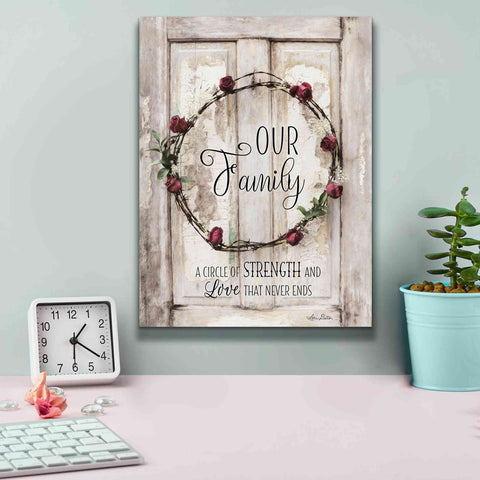 Image of 'Our Family - A Circle of Strength' by Lori Deiter, Canvas Wall Art,12 x 16