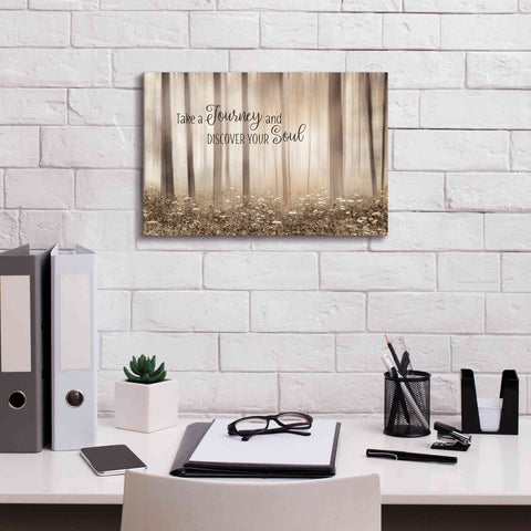 Image of 'Take a Journey and Discover Your Soul' by Lori Deiter, Canvas Wall Art,18 x 12
