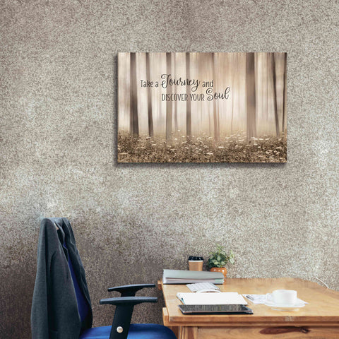 Image of 'Take a Journey and Discover Your Soul' by Lori Deiter, Canvas Wall Art,40 x 26